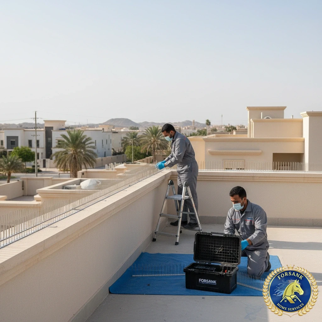 تركيب طارد الحمام حائل