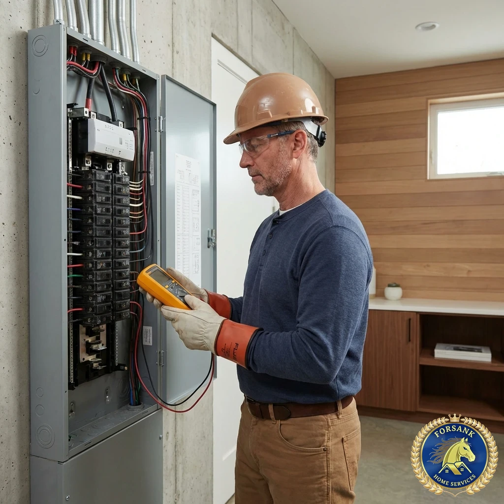 شاحنة كهربائي كبيرة حديثة تابعة لشركة فــرســانـك تسير على طريق الملك فهد بالدمام