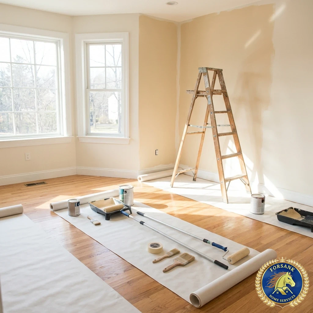 حماية احترافي لشاشة تلفزيون باستخدام البلاستيك الفقاعي والكرتون المقوى لحمايتها من الصدمات